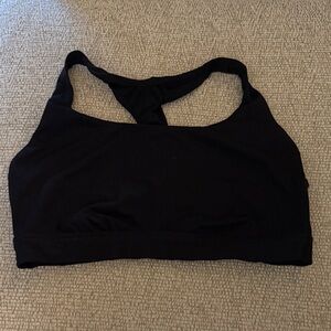 ALL IN MOTION Black Racerback Sports Bra